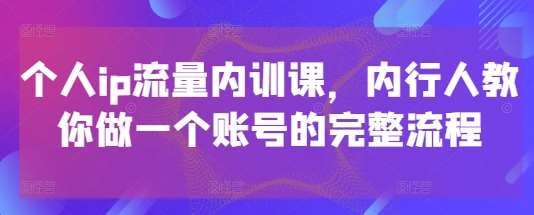 社恐编导个人iP流量内训完整课-伊米博客